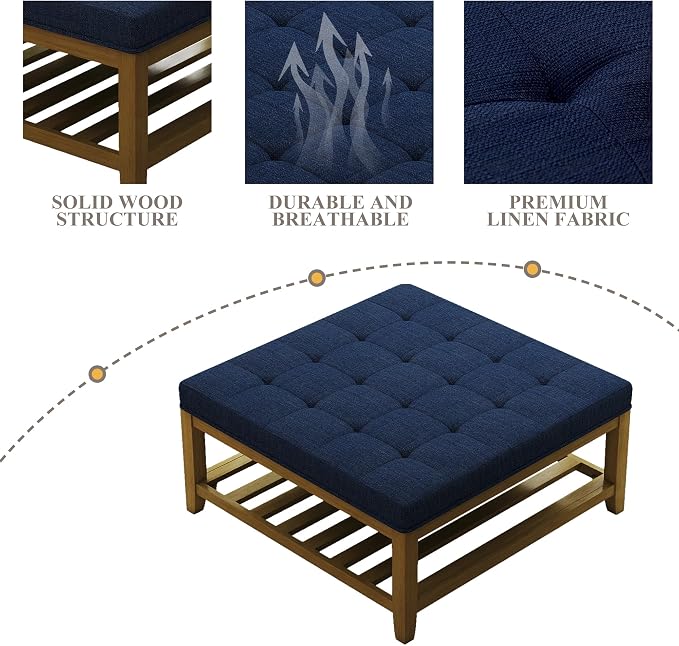 Navy Blue Coffee Table