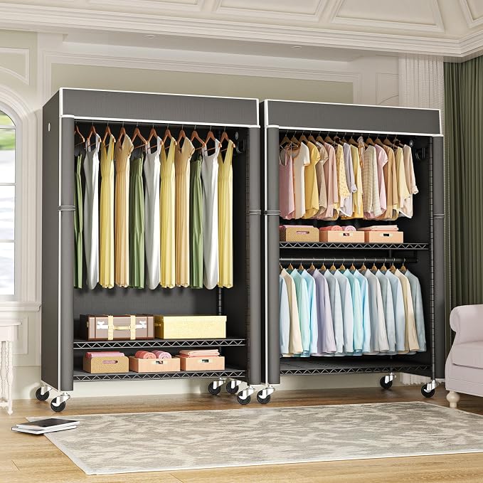 Black Rack with Dark Gray Cover