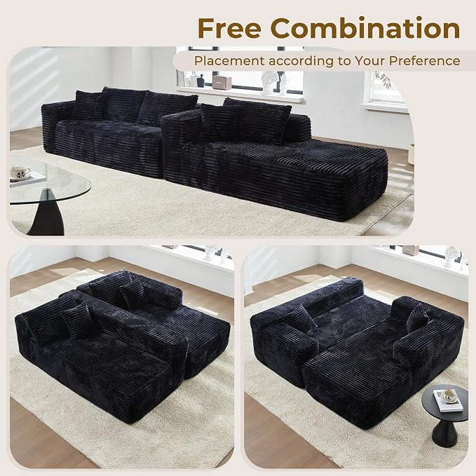 Black,plush Corduroy