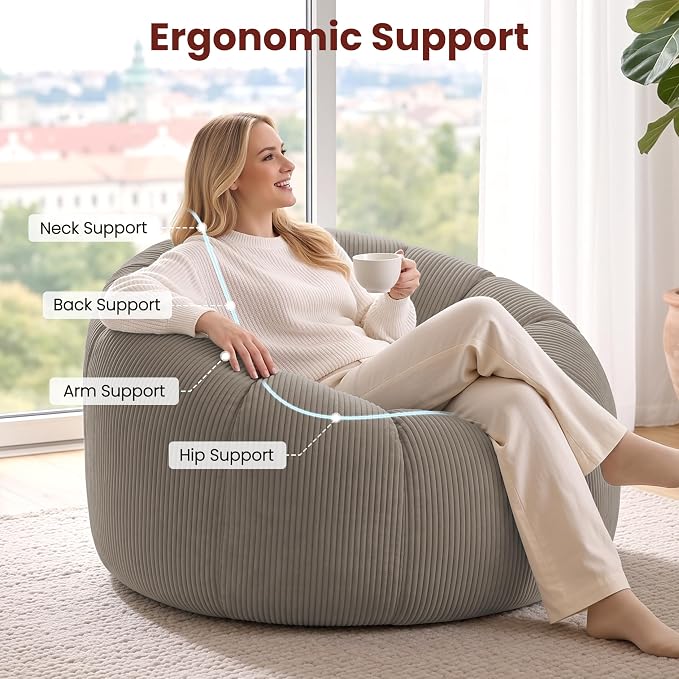 Taupe-no Ottoman