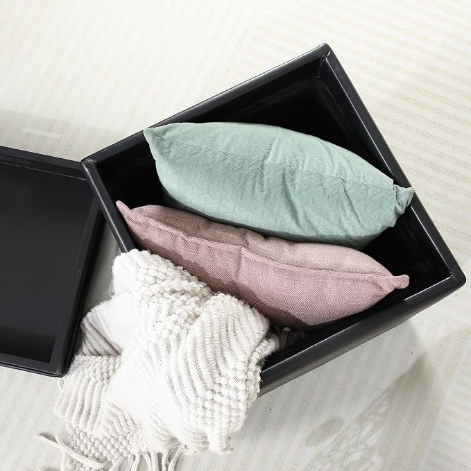 Black Leather With Tray
