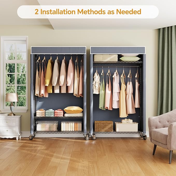 Black Rack with Grey Cover