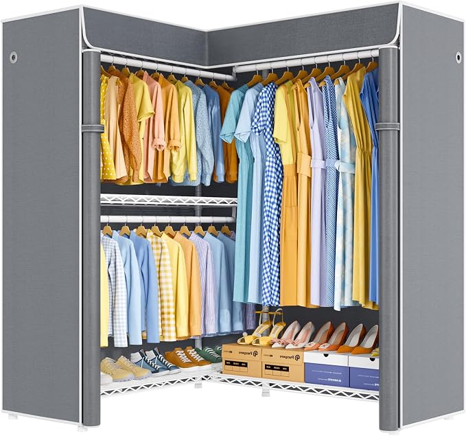 White Rack with Grey Cover