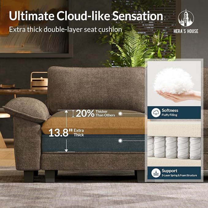 Chenille Grayish Brown