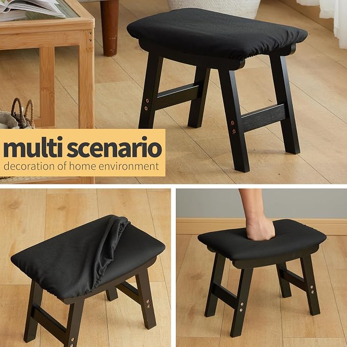 Black Legs - Black Stool Surface