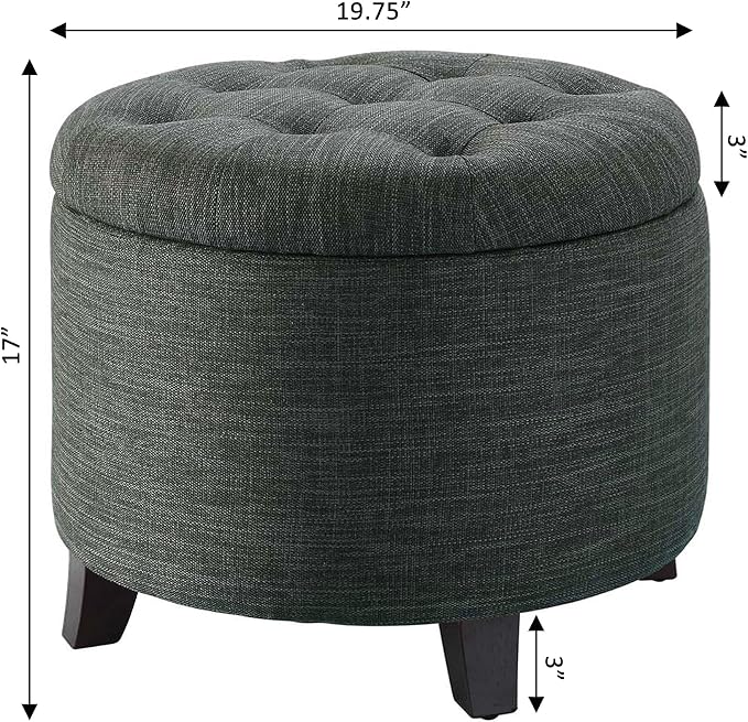 Dark Charcoal Gray Fabric