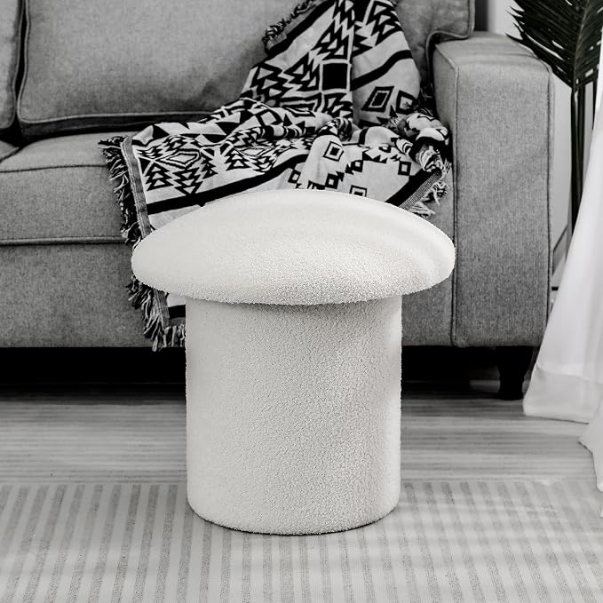 White, Mushroom