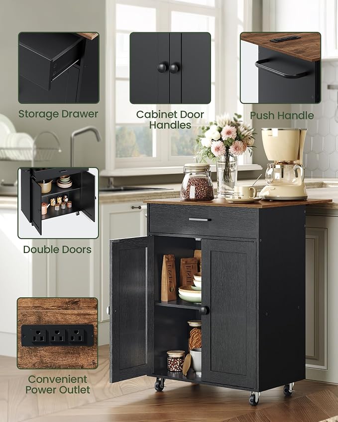 Black and Rustic Brown