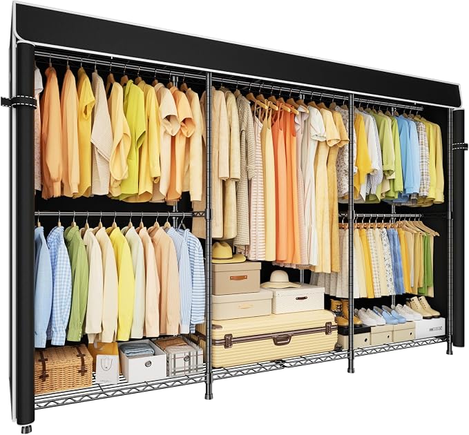 Black Rack With Black Cover