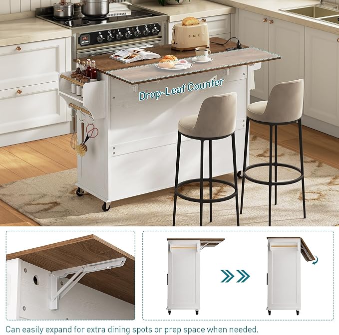 White + Walnut