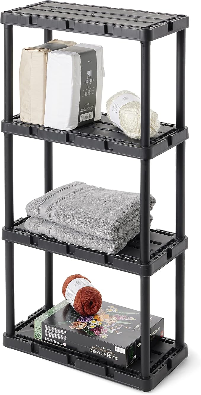 4 Shelf - Black