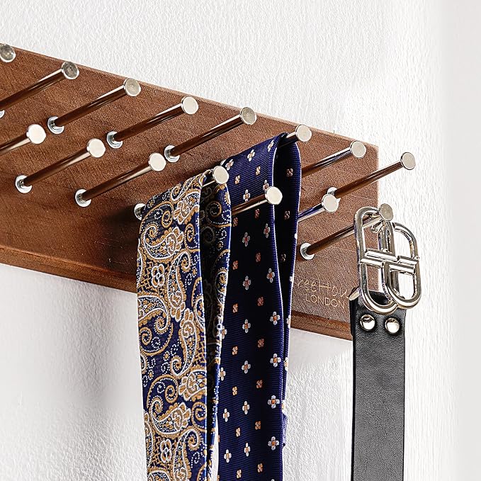 Walnut Tie Rack