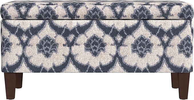 Blue Medallion Print