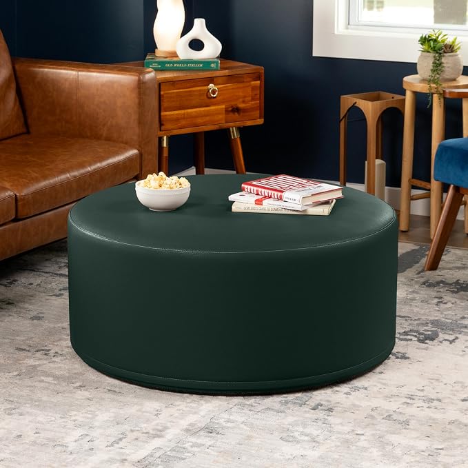 Faux Leather Hunter Green