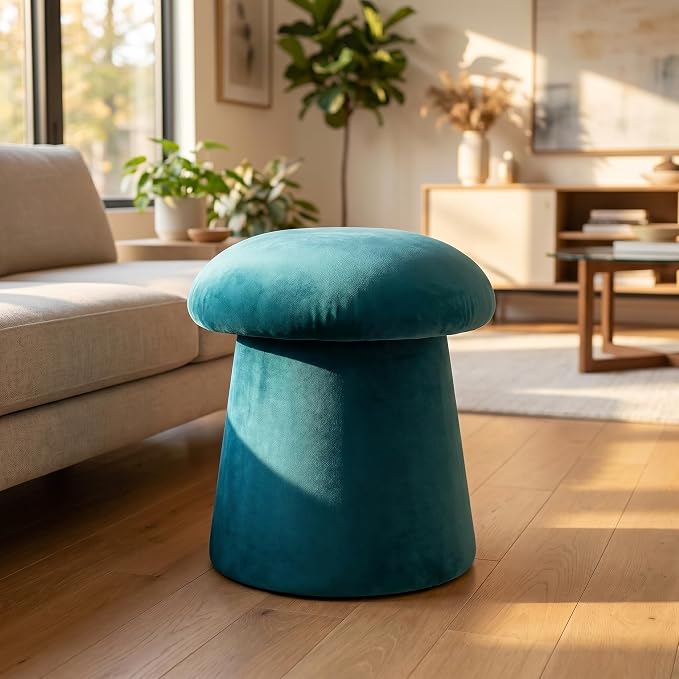 Velvet Mushroom-teal