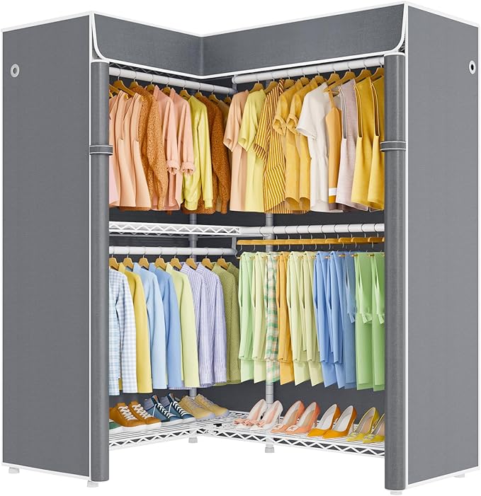 White Rack with Grey Cover