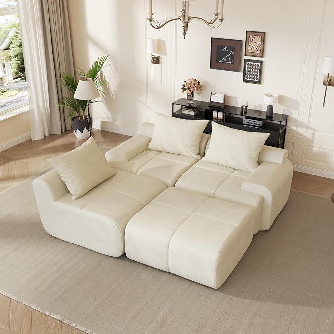 Chenille Corduroy - Cream White