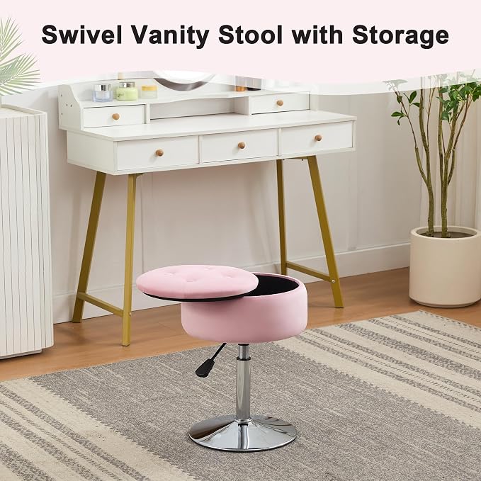 Light Pink With Chrome Base