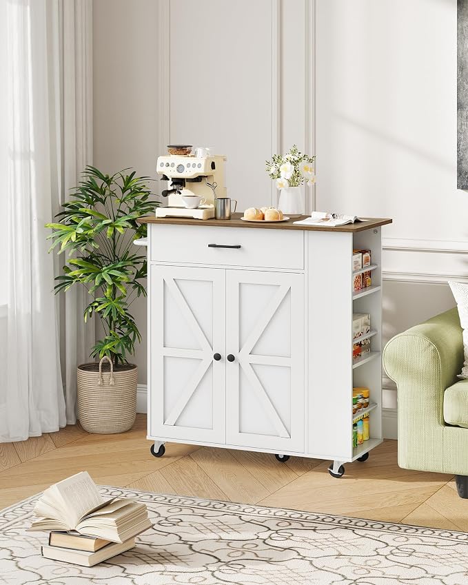 White and Walnut