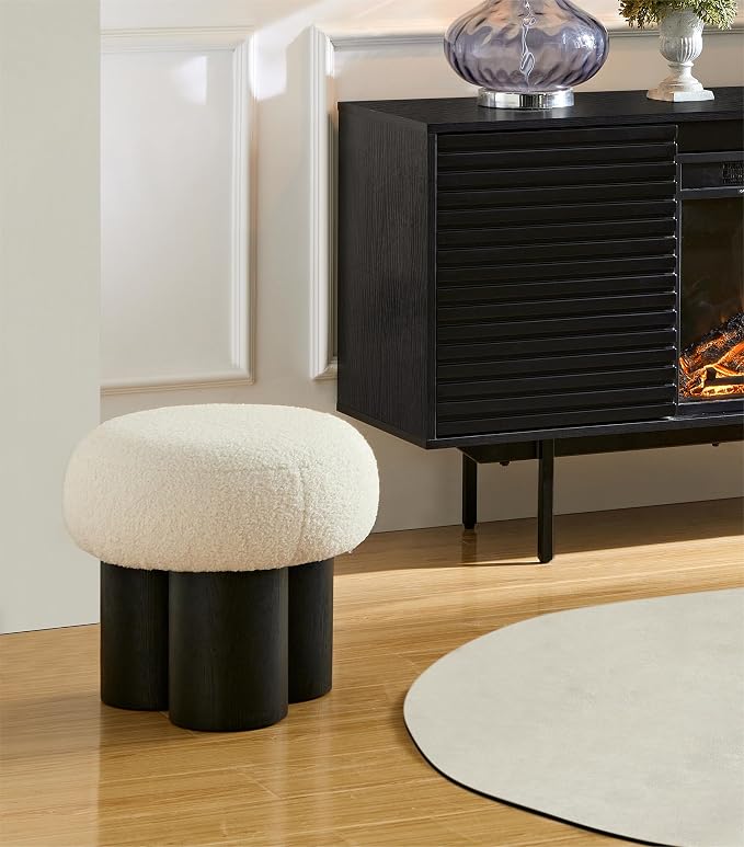 Mushroom-white & Black