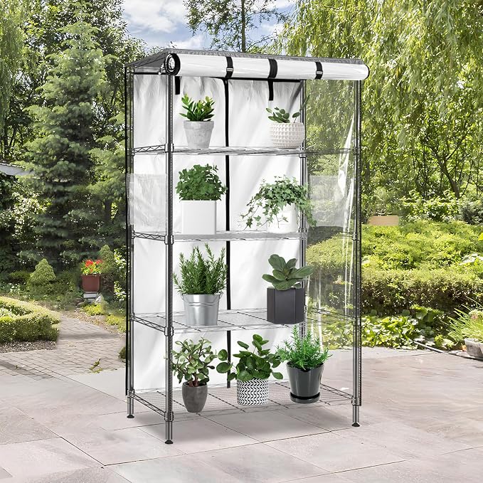 Grey With Three Side Clear Pvc Panel