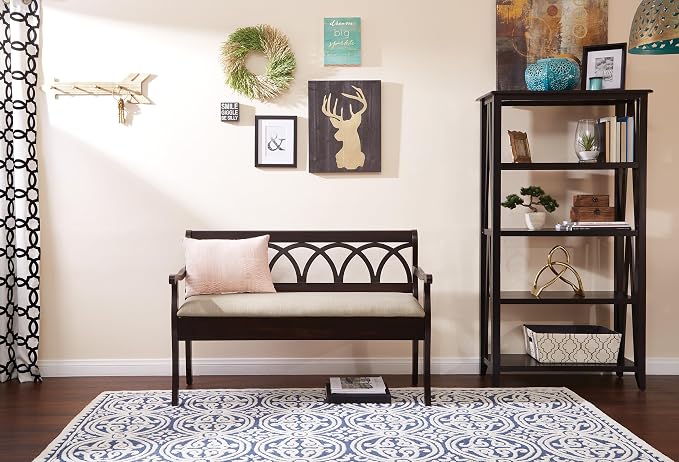 Antique Black Frame and Beige Seat