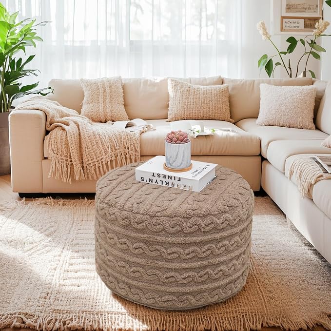 Coffee Pouf With Filler
