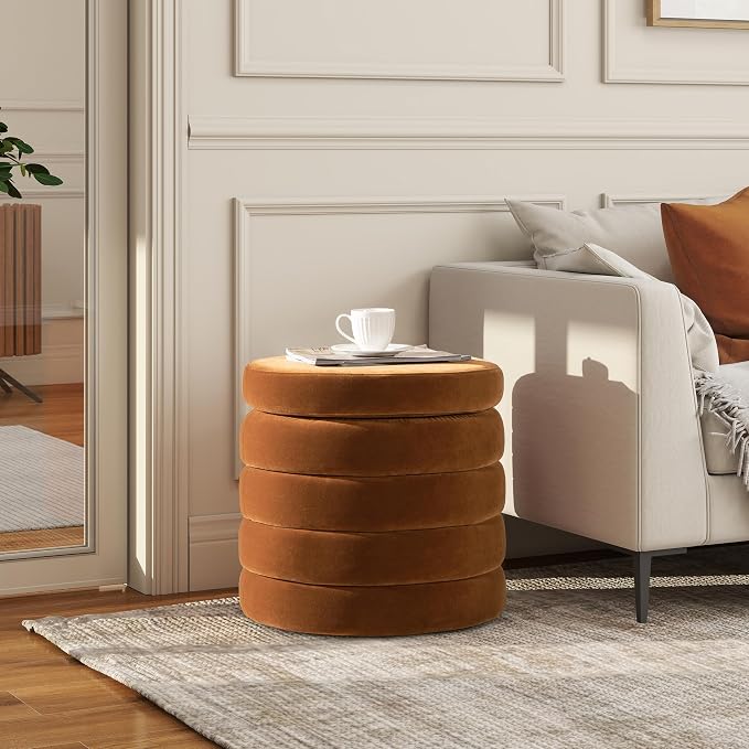 Burnt Orange Performance Velvet