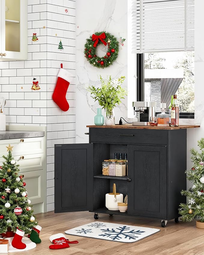 Black and Rustic Brown