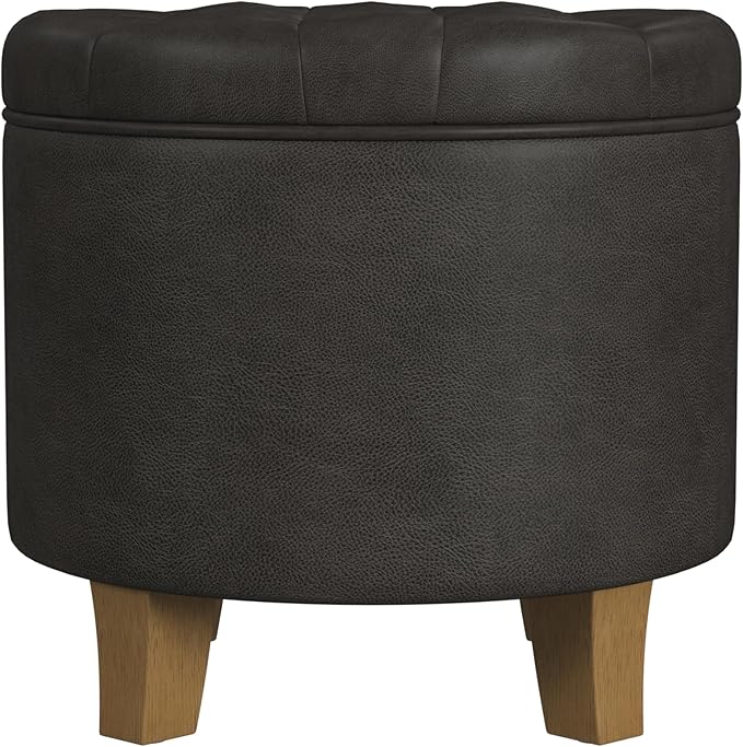 Black Faux Leather