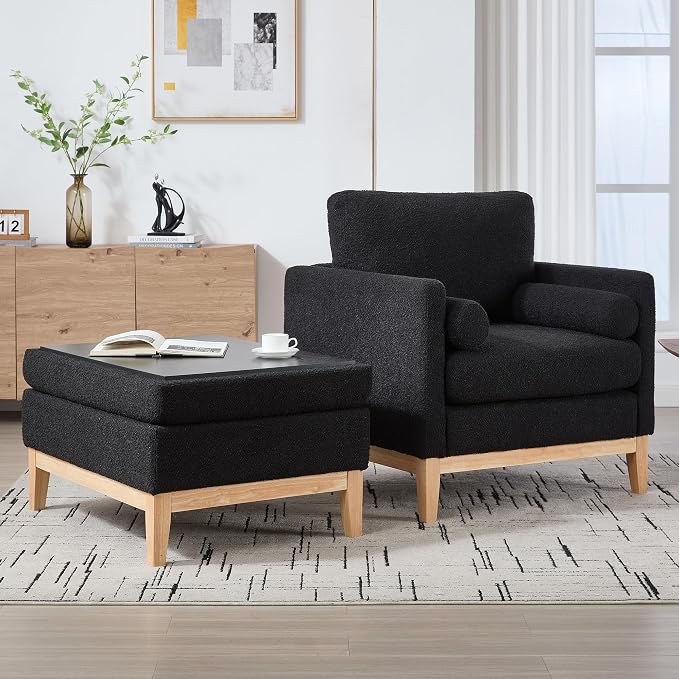 Black-natural Wood