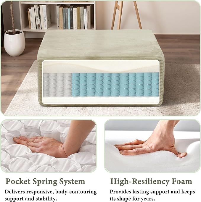 Beige Plush Corduroy