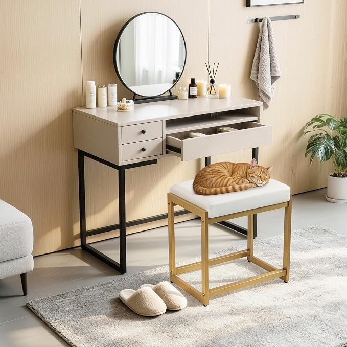 Pu White&golden