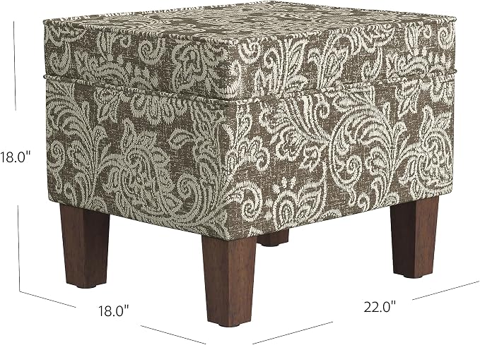 Brown Jacobean Print