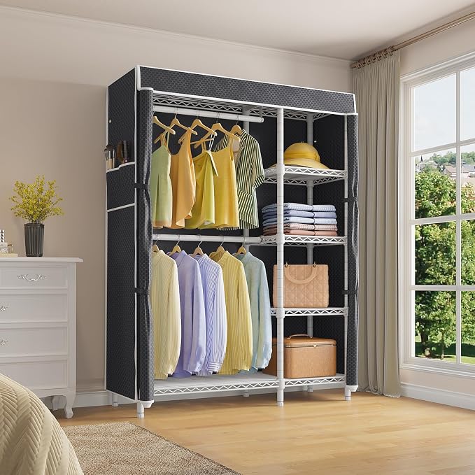 White Rack with Black Upgraded Cover