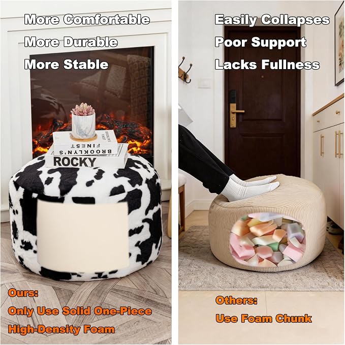 Black White Cow Print