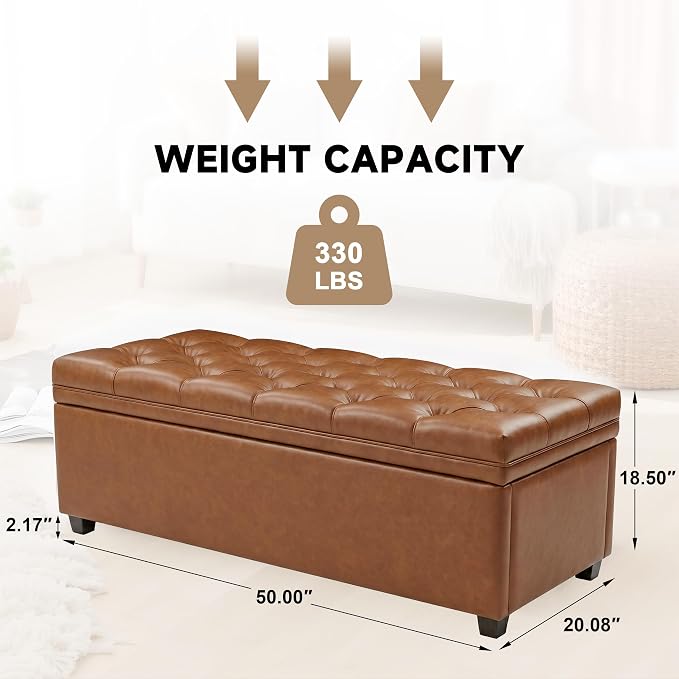 Faux Leather Brown