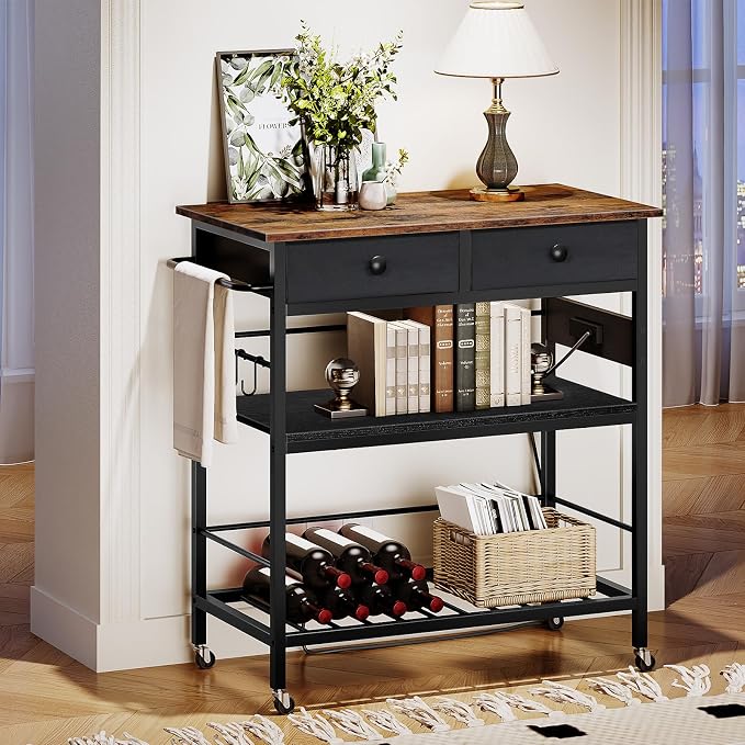Rustic Brown + Black