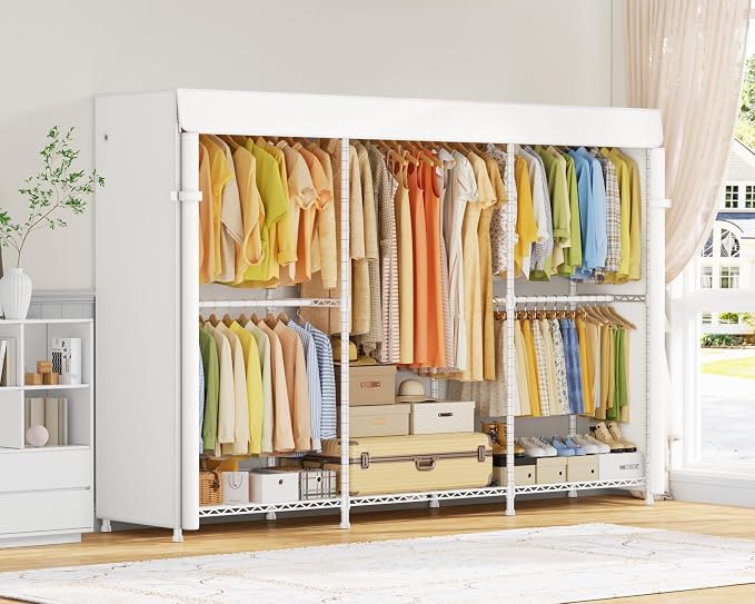 White Rack With White Cover