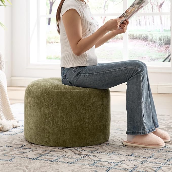 Olive Green Chenille