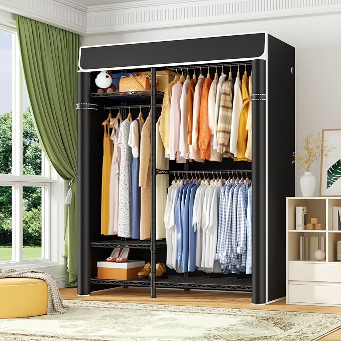 Black Rack With Black Cover