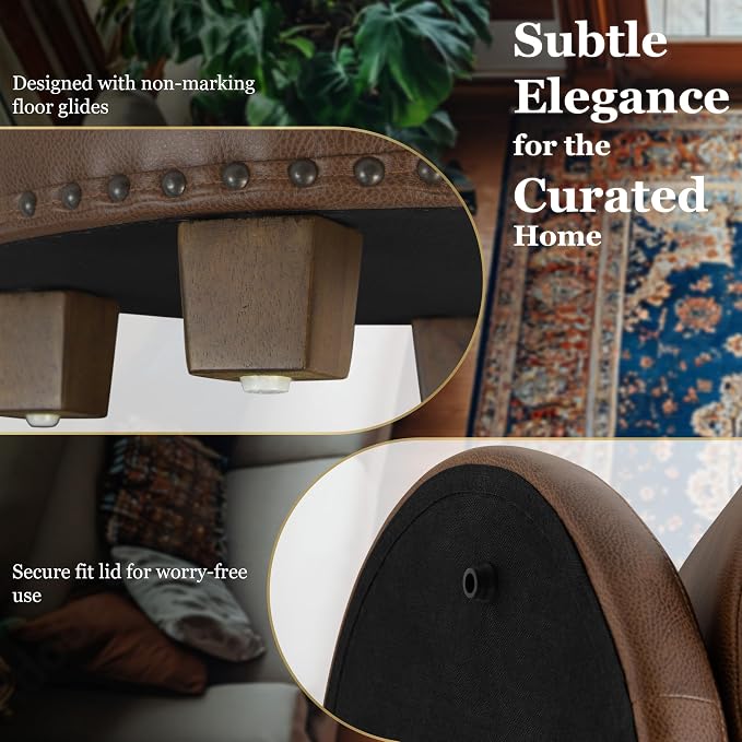Brown Faux Leather