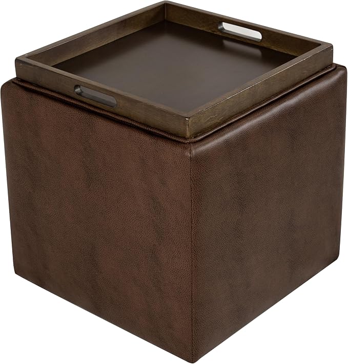 Brown Faux Leather