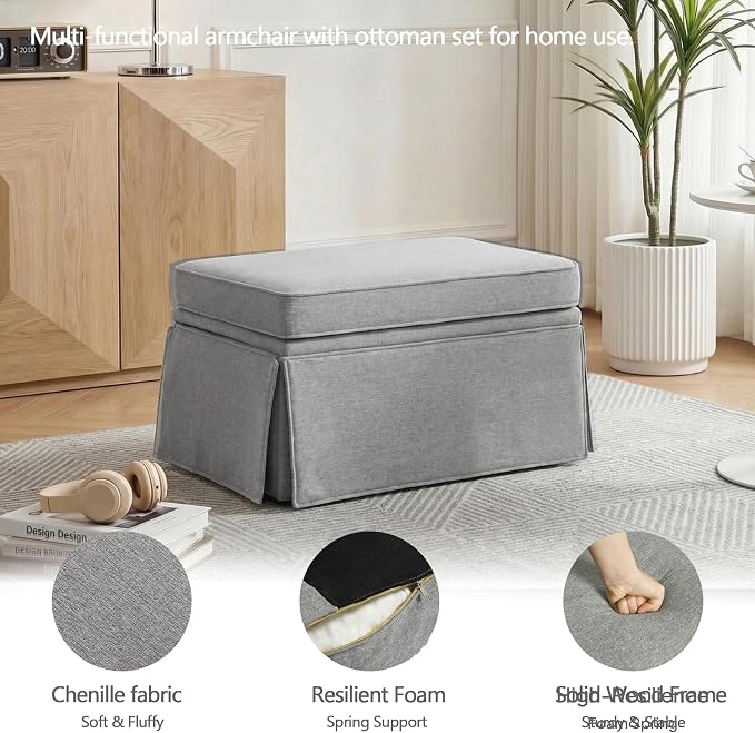 Chenille Light Gray
