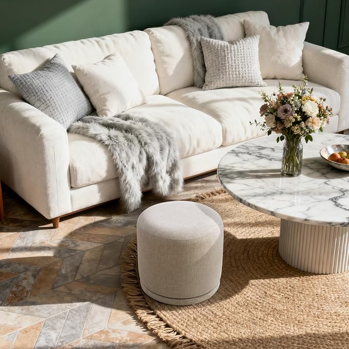 Beige White