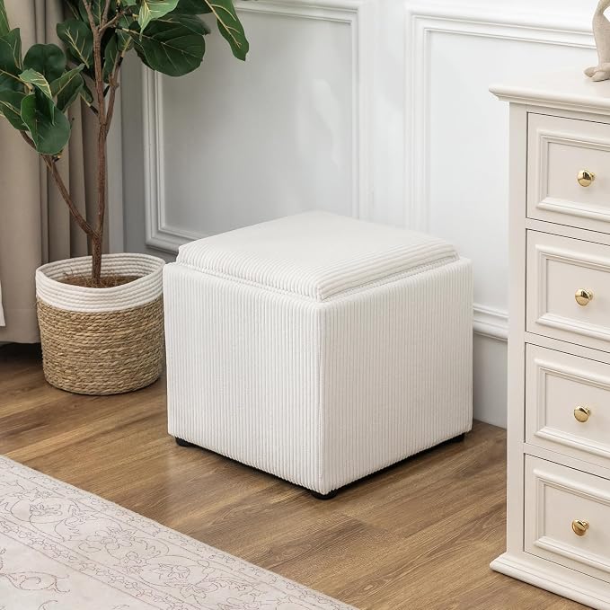Beige Corduroy With Tray