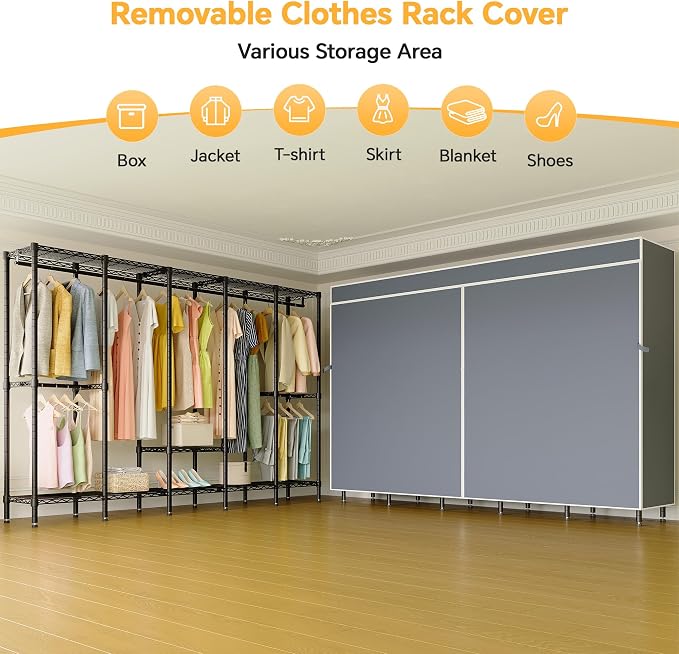 Black Rack with Grey Cover