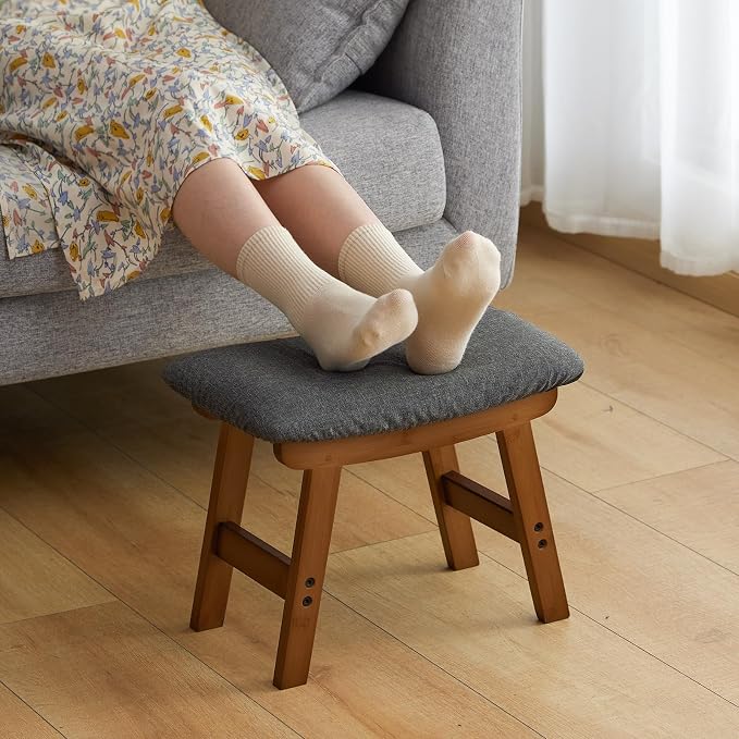 Brown Legs - Gray Stool Surface