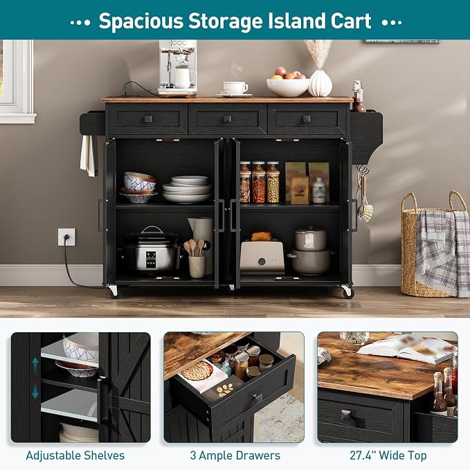 Black + Rustic Brown