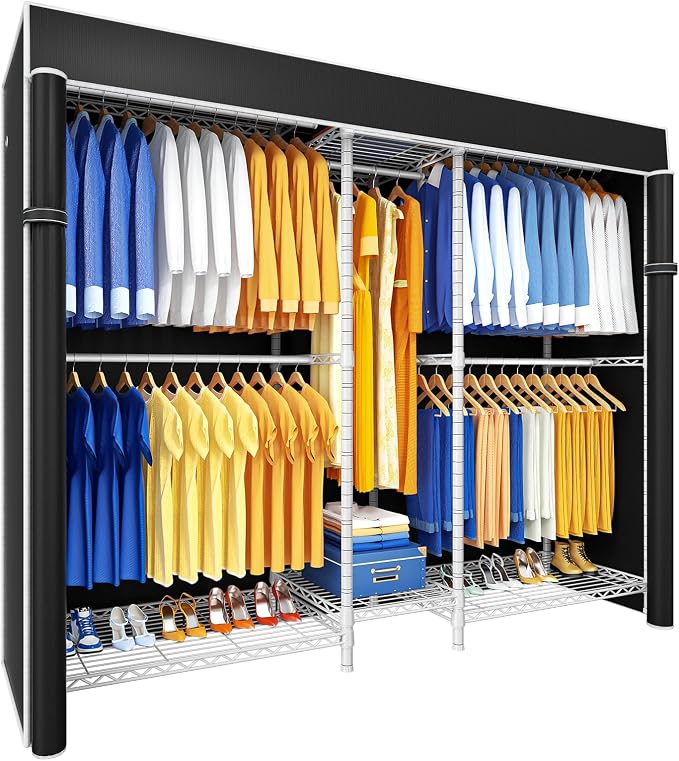 White Rack With Black Cover